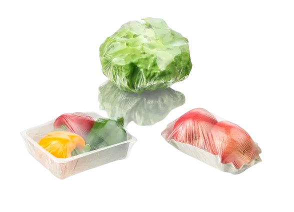 Flexible food packaging examples using bio-based transparent material film
